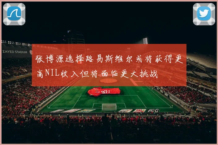 张博源选择路易斯维尔或将获得更高NIL收入但将面临更大挑战